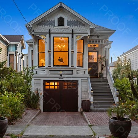Garden Level Flat In 1885 Queen Anne Victorian Cottage In อาลาเมดา ภายนอก รูปภาพ